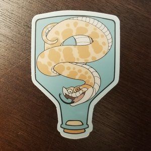 ❤️Vinyl Snake in a Bottle Sticker